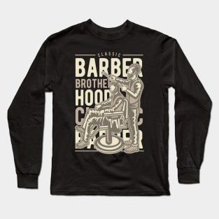 Razor and barber, only the barber cut my beard! Long Sleeve T-Shirt